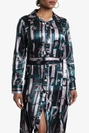 Maple Mirage Shirt Dress