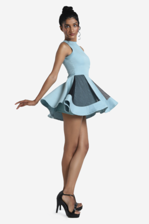 Mish-Mash Mesh Mini Dress