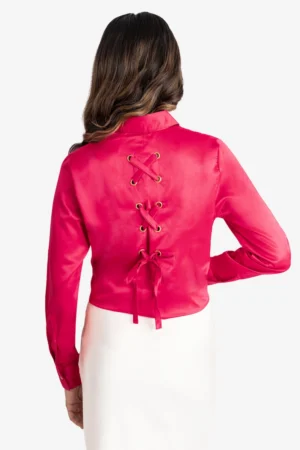 Intertwined Satin Shirt