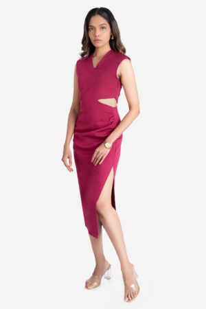 Red Midi Dress